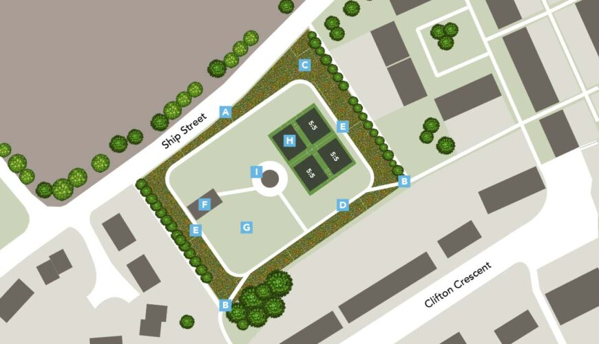 green gates park frodsham plan