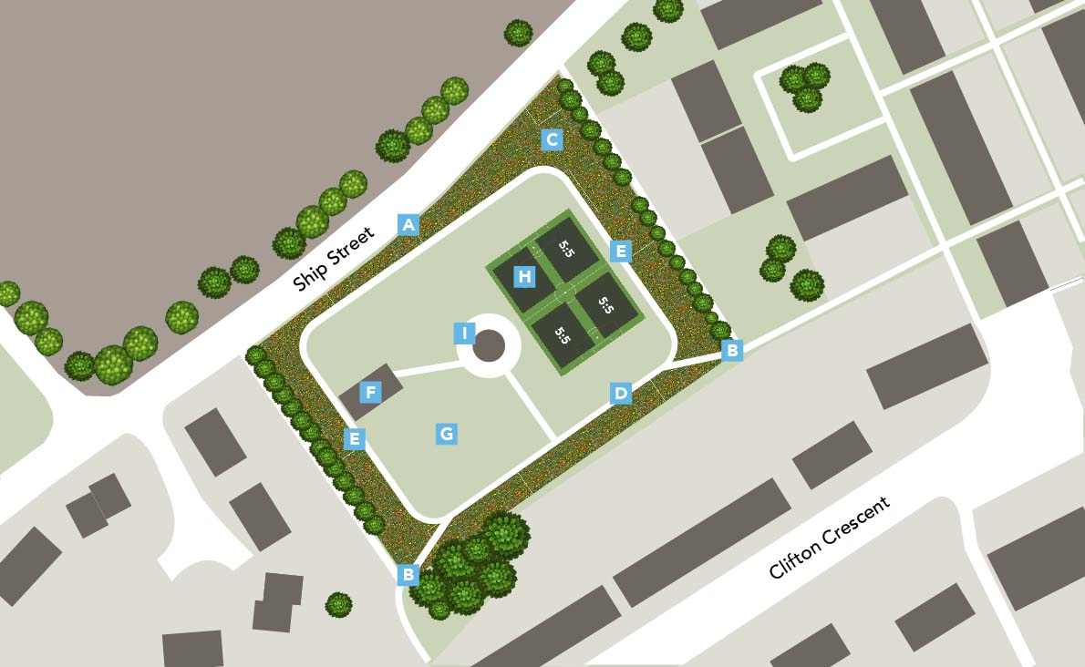 green gates park frodsham plan
