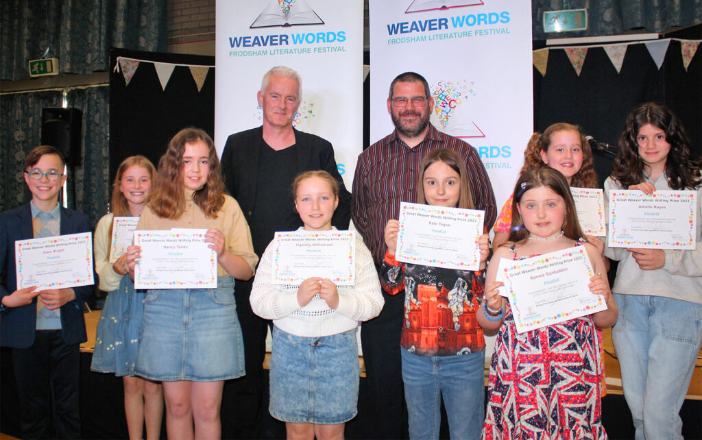 Weaver Words Literature Festival in Frodsham in May 2023