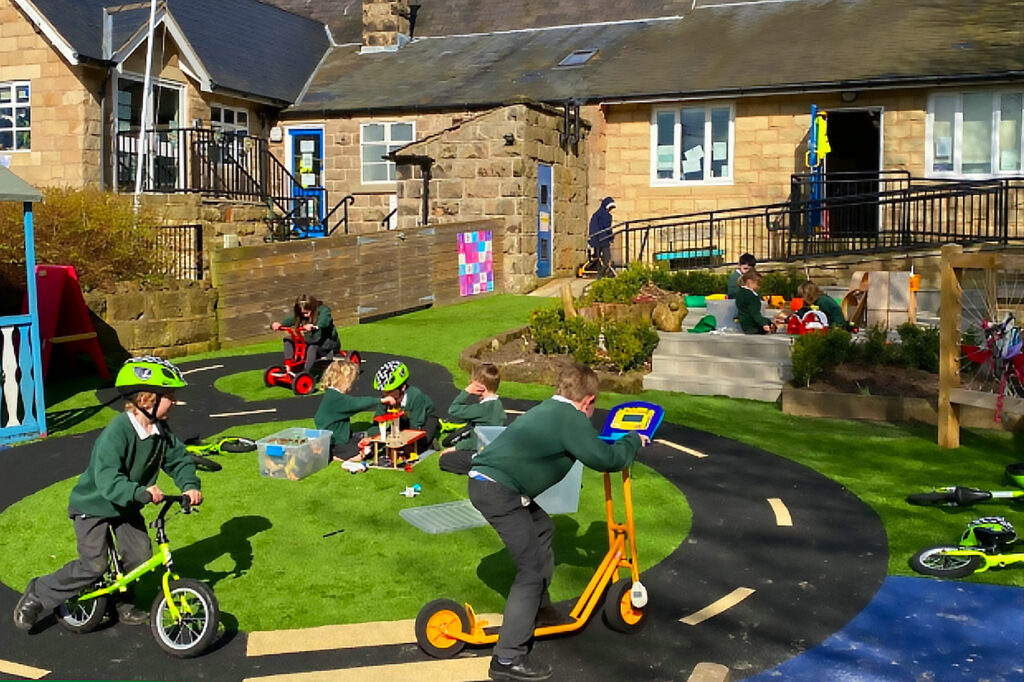 alvanley and manley village school playground