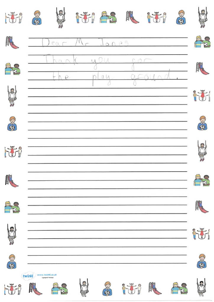Letter from the children