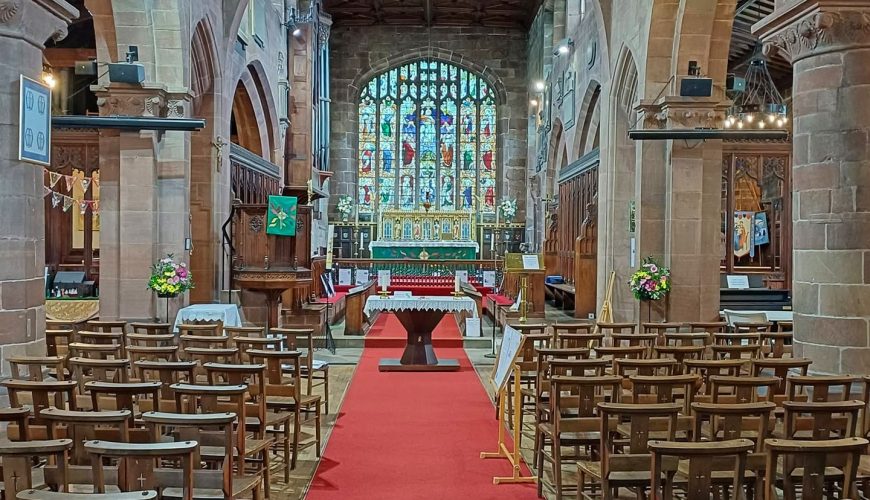 Inside St Laurence Church Frodsham